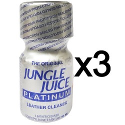 Lot de 3 Poppers Jungle Juice Platinum 9 ml