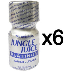 Lot de 6 Poppers Jungle Juice Platinum 9 ml