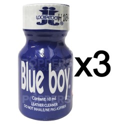 Poppers Blue Boy 9 ml par lot de 3