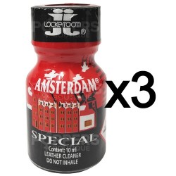 Poppers Amsterdam Special 10 ml par lot de 3