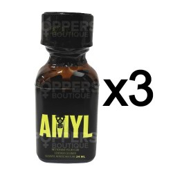 Poppers Amyl 24 ml par lot de 3
