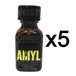 Poppers Amyl 24 ml par lot de 5