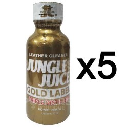 Poppers Jungle juice GOLD Label par lot de 5
