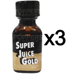 Poppers super juice gold 24ml par lot de 3