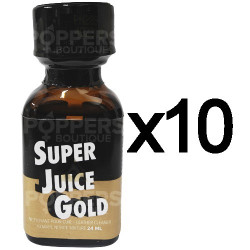 Poppers super juice gold 24ml par lot de 10