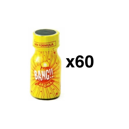 Pack Poppers : Bang, Liquid Gold, Rave - 60 Flacons 10ml