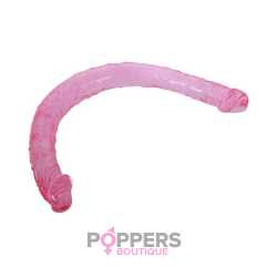 Double Gode Jelly 45 x 3.5 cm Mauve