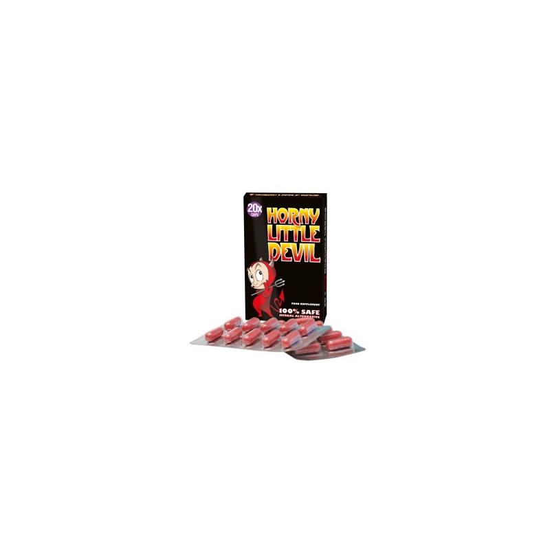 Horny Little Devil 20 gélules – Érection naturelle & plaisir | Poppers