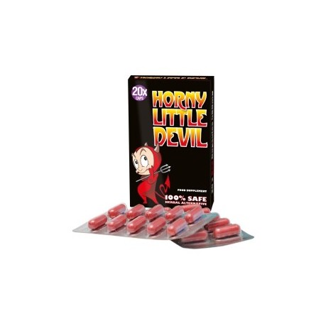 Horny Little Devil 20 gélules – Érection naturelle & plaisir | Poppers