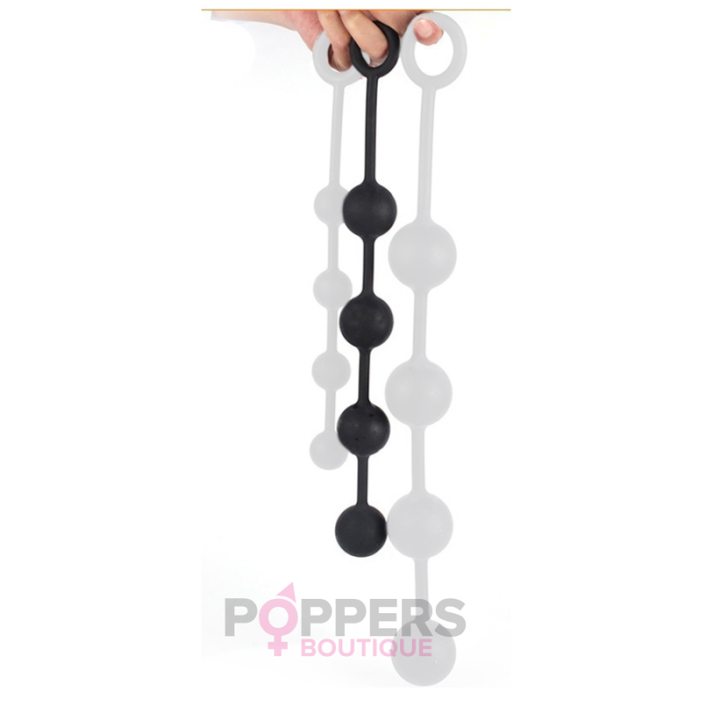 Boules Anales Silicone Quarty M - Plaisir Anal Progressif Boules Anales Silicone Quarty M - Plaisir Anal Progressif