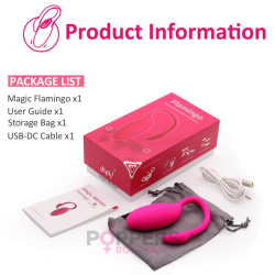 Oeuf Vibrant Flamingo Télécommandé | Plaisir Intense & Discret