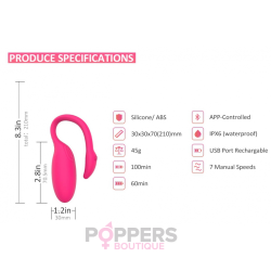 Oeuf Vibrant Flamingo Télécommandé | Plaisir Intense & Discret