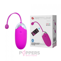 Œuf Vibrant Connecté Pretty Love | Sextoy Contrôlé par App