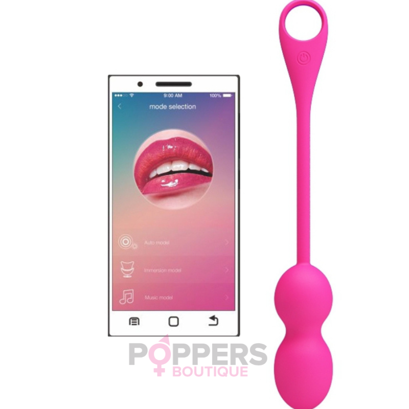 Boules de Geisha vibrantes Elvira 8 x 3.2 cm Rose Boules de Geisha vibrantes Elvira 8 x 3.2 cm Rose