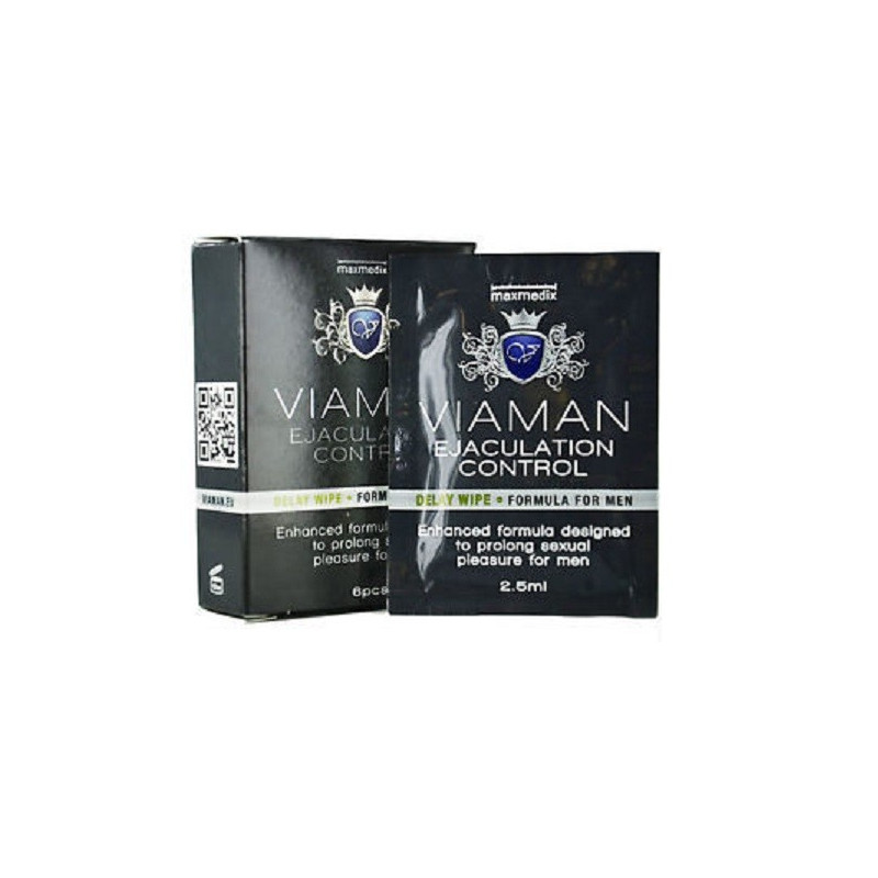  Lingettes Retardantes VIAMAN Ejaculation Control 