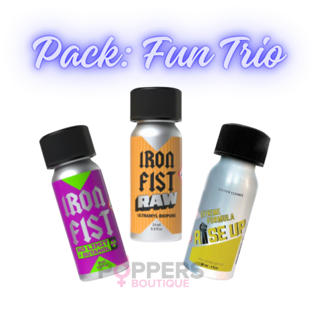 Pack Fun Trio : 3 Poppers Puissants au Meilleur Prix