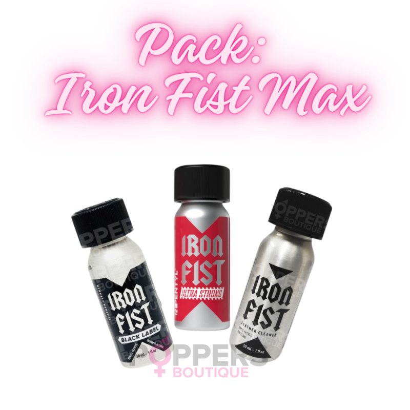 Pack de 3 Poppers Iron Fist Max Amyle - Ultra Puissant