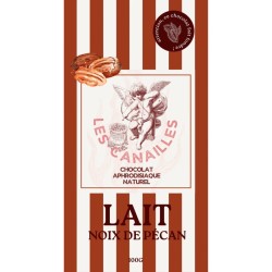 Chocolat Aphrodisiaque Lait & Pécan - Booster Libido 100g