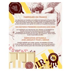 Chocolat Aphrodisiaque Lait & Pécan - Booster Libido 100g