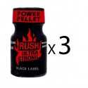 Poppers Rush Ultra Strong black label 9 ML par 3