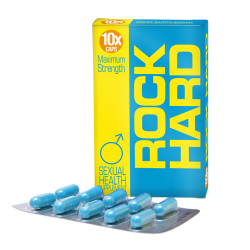 Rock Hard pour Hommes 10 gélules...