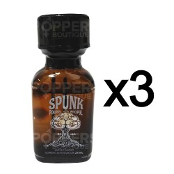 Lot de 3 Poppers Spunk 24 ml
