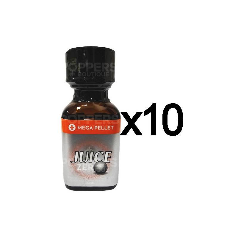 Poppers Juice Zero 24 ml par 10 Poppers Juice Zero 24 ml par 10