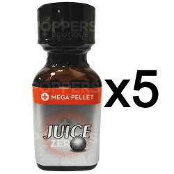 Poppers Juice Zero 24 ml par 5