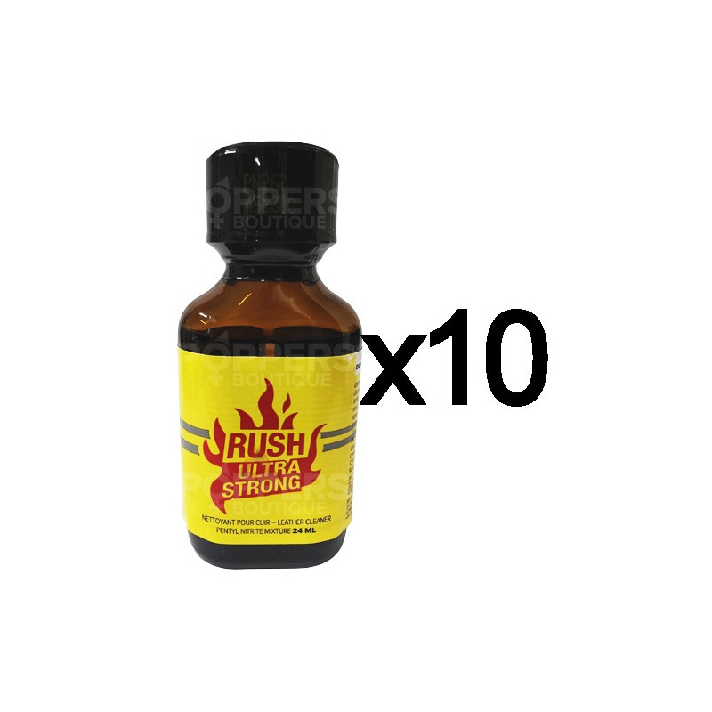 Poppers Rush Ultra Strong 24 ml par 10 Poppers Rush Ultra Strong 24 ml par 10