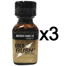 Poppers Gold Rush 24ml x3
