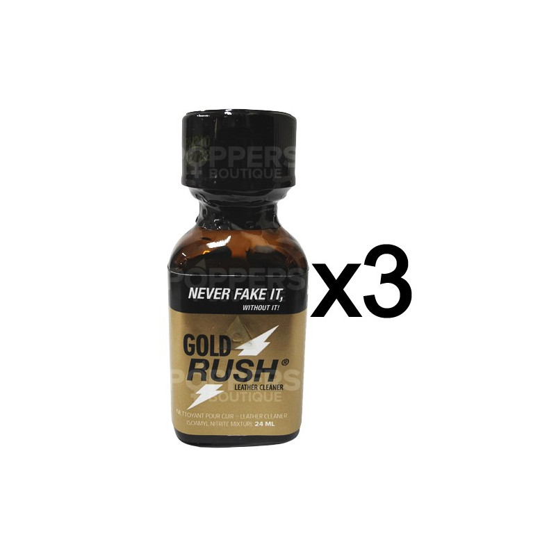 Poppers Gold Rush 24ml par 3