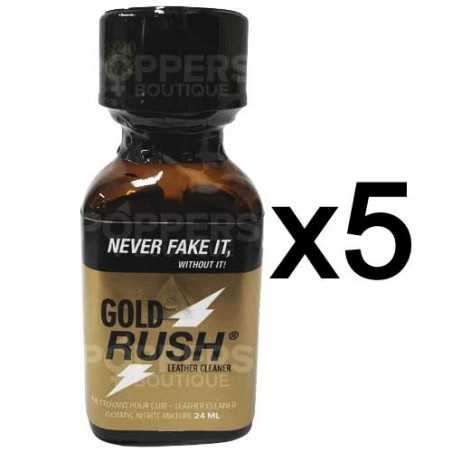 Poppers Gold Rush 24ml par 5