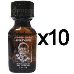 Lot de 10 Poppers Elix 24 ml