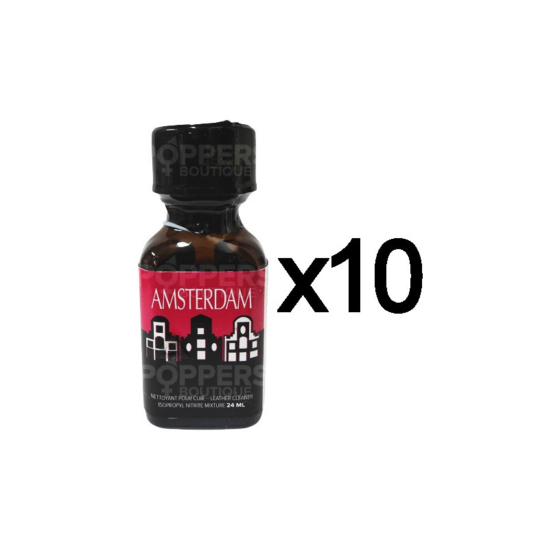 Poppers Amsterdam 24 ml par 10