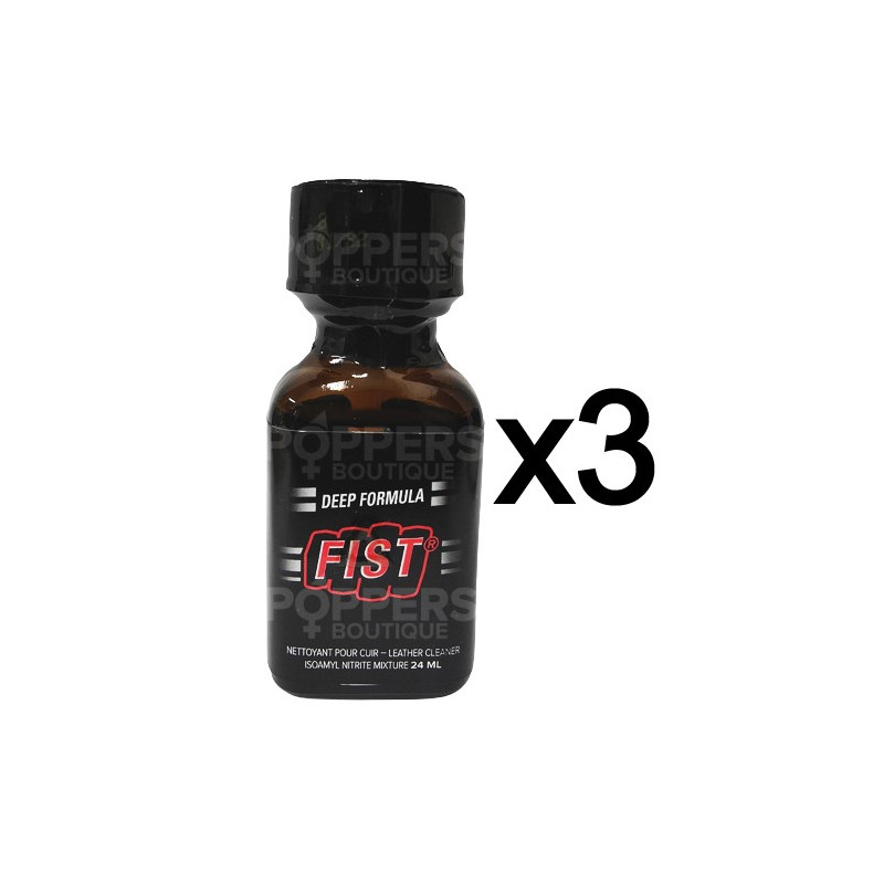 Poppers Fist - Deep Formula - 24 ml par 3