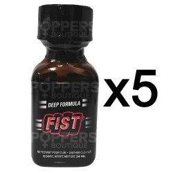 Poppers Fist - Deep Formula - 24 ml par 5