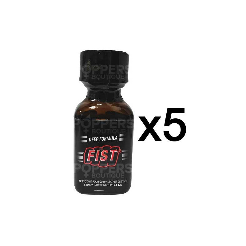 Poppers Fist - Deep Formula - 24 ml par 5