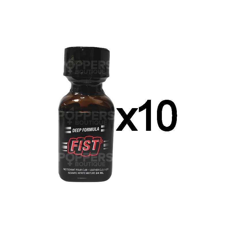 Poppers Fist - Deep Formula - 24 ml par 10