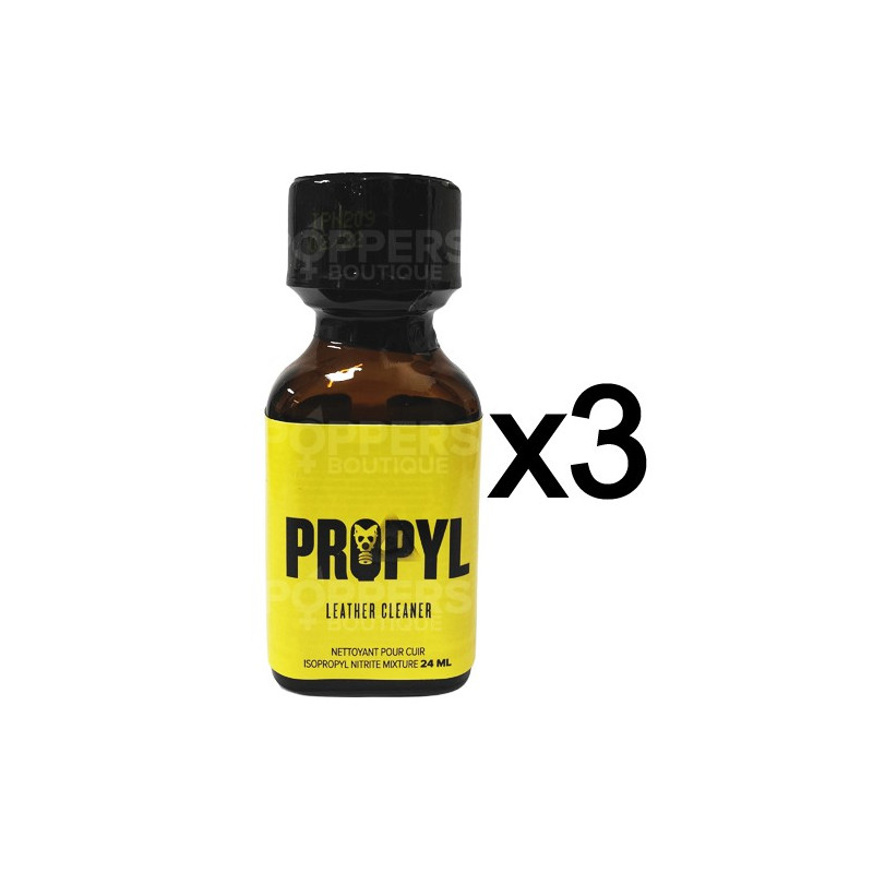 Poppers Propyl 24 ml par 3