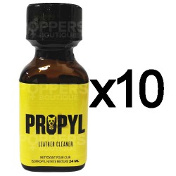 Lot de 10 Poppers Propyl 24 ml