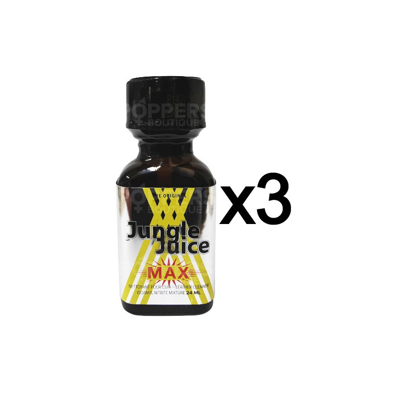 Poppers Jungle Juice Max par 3 Poppers Jungle Juice Max par 3