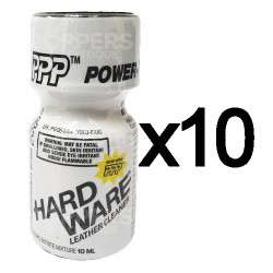 Lot de 10 Poppers Hardware 9 ml