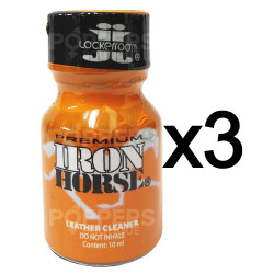Lot de 3 Poppers Iron Horse 9 ml...