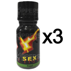Lot de 3 Poppers Sex Line 15 ml