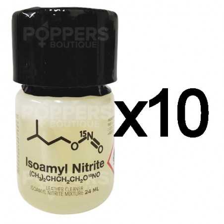 Lot de 10 Poppers Isoamyl Nitrite 24 ml