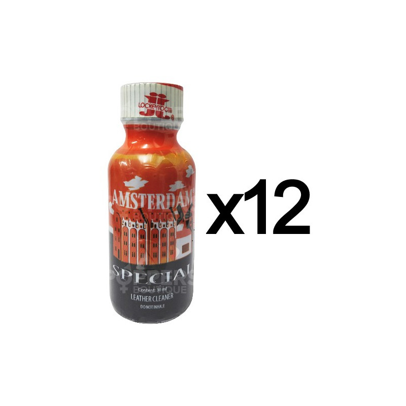 Lot de 12 Poppers Amsterdam Spécial 30 ml JJ Canada