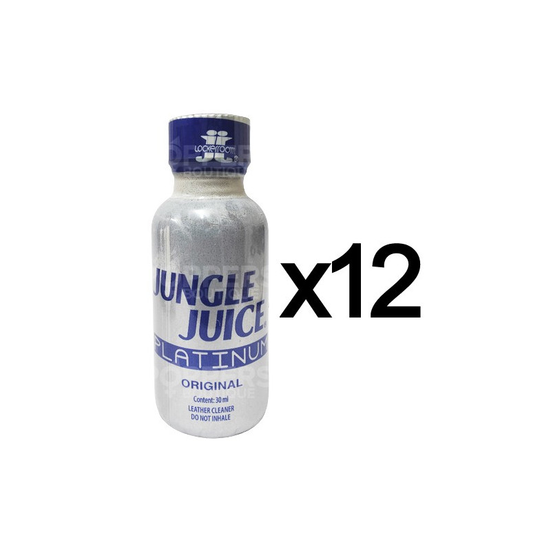 Lot de 12 Poppers Platinum JJ 30 ml Locker room Lot de 12 Poppers Platinum JJ 30 ml Locker room