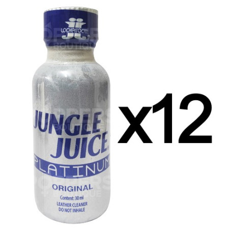 Lot de 12 Poppers Platinum JJ 30 ml Locker room