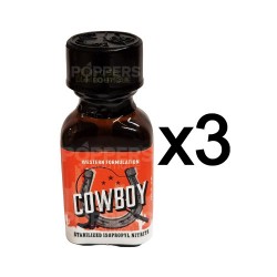 Poppers Cowboys x 3 fioles