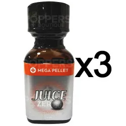 Lot de 3 Poppers Juice Zero 24 ml